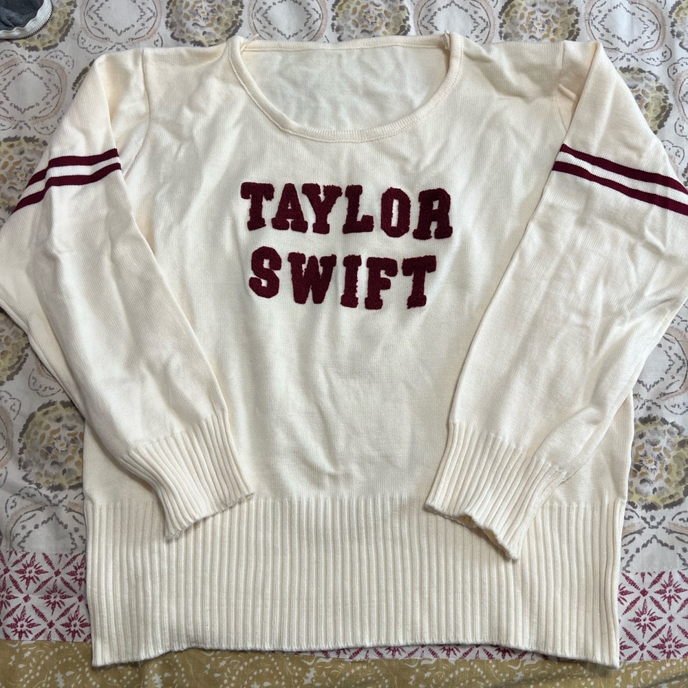 Taylor Swift Varsity Sweater- never worn XXL KC Chiefs